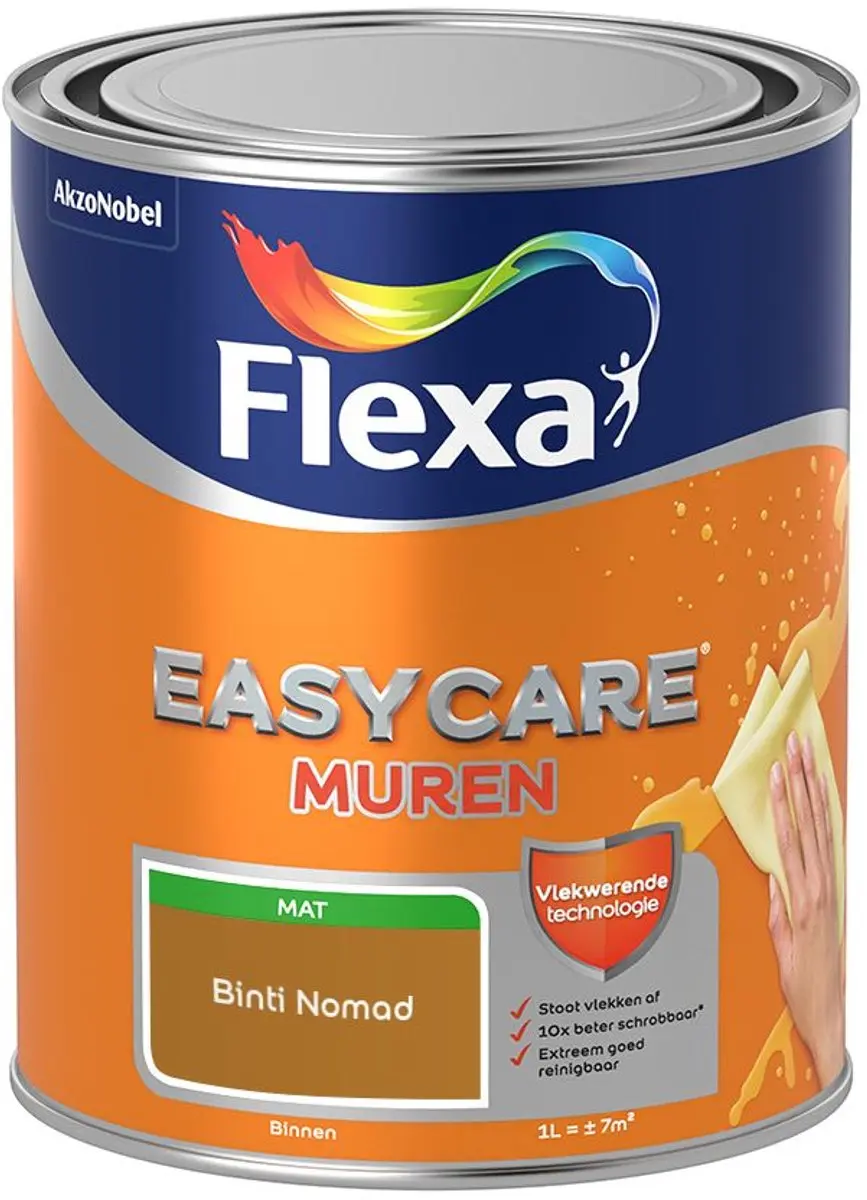Flexa Easycare Muren Binti Nomad Mengverf 1L