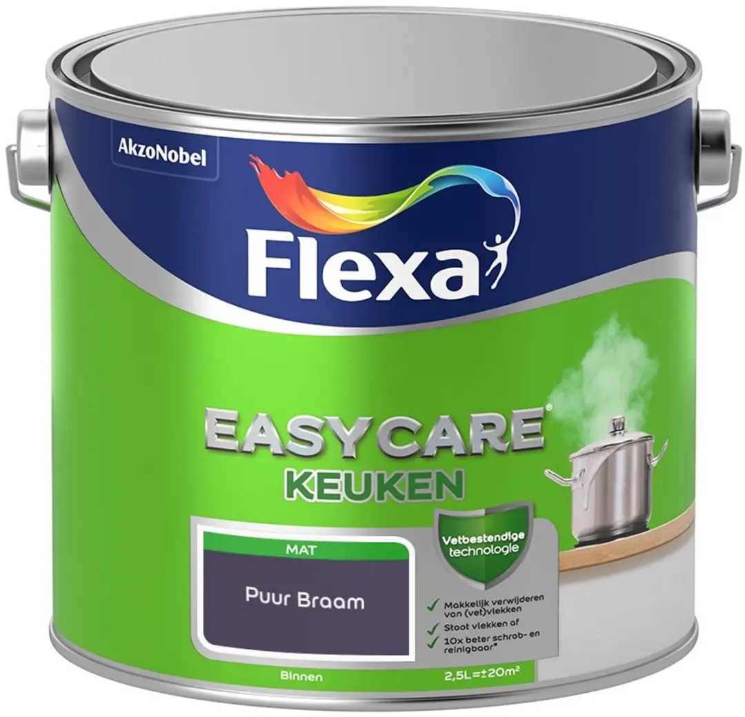 Flexa Easycare Keuken Mengverf Puur Braam 2,5L