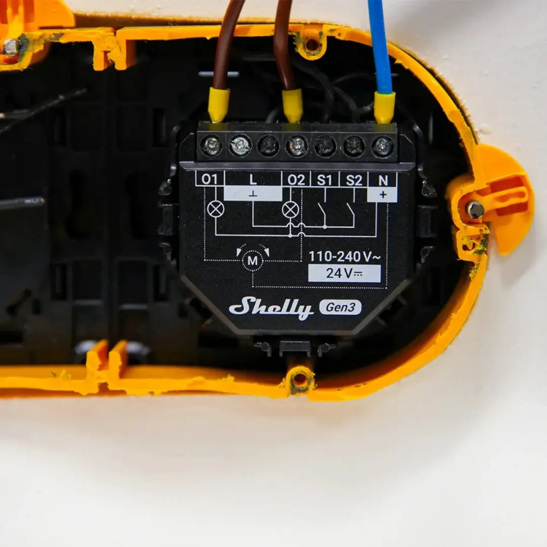 Shelly 2-Kanaals Controller 3800235261903 - Energieverbruikmeter - Transparent