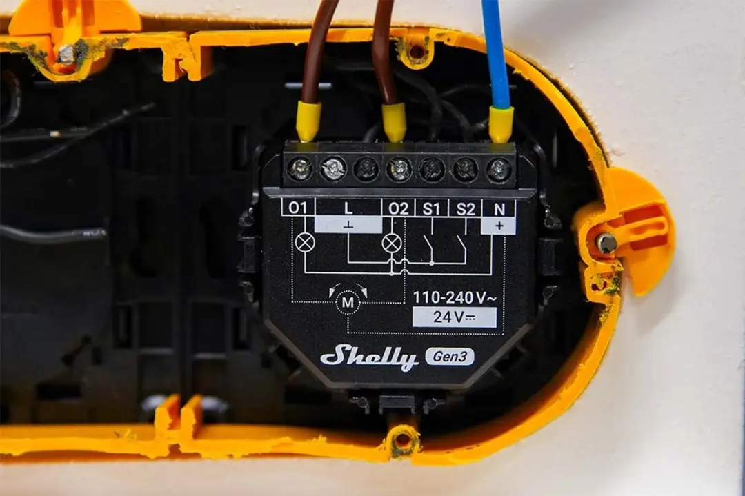Shelly 2-Kanaals Controller 3800235261903 - Energieverbruikmeter - Transparent