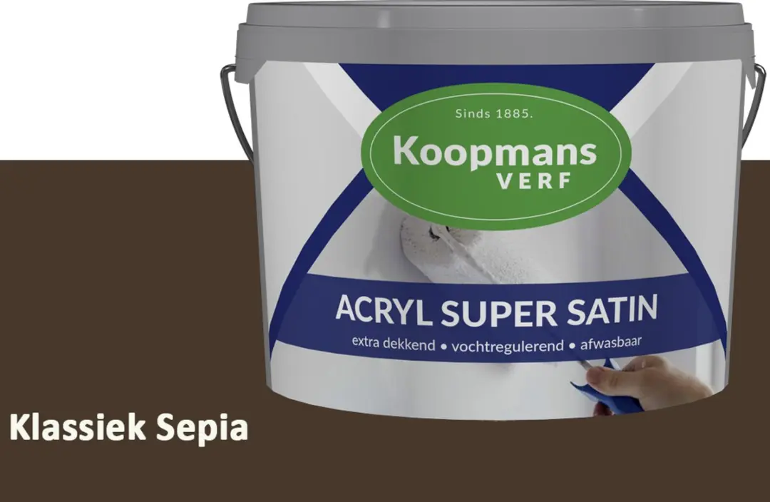 Koopmans Acryl Super Satin Zijdeglans Muurverf 5L