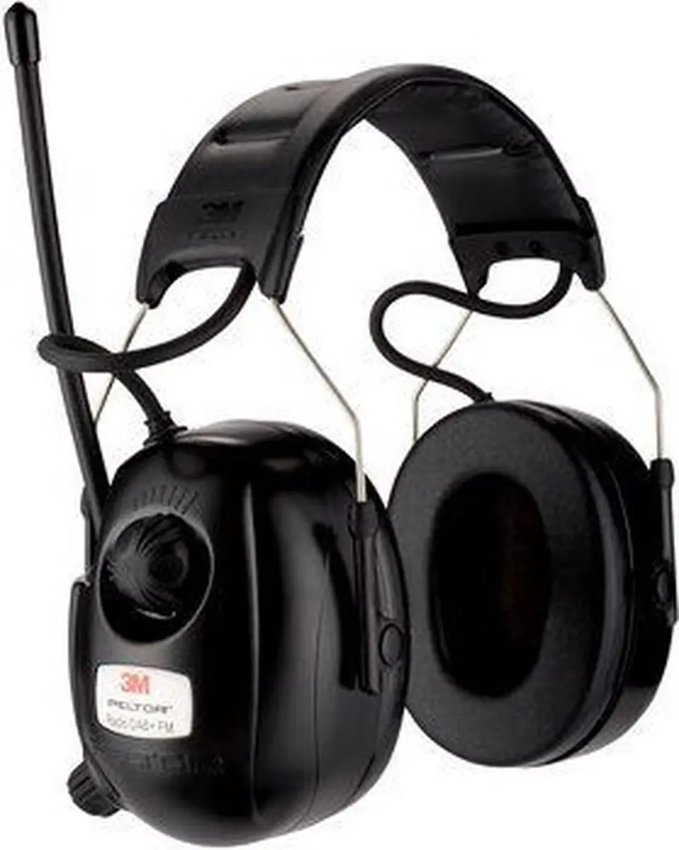3M Peltor Radio DAB+ FM Gehoorkap - Zwart
