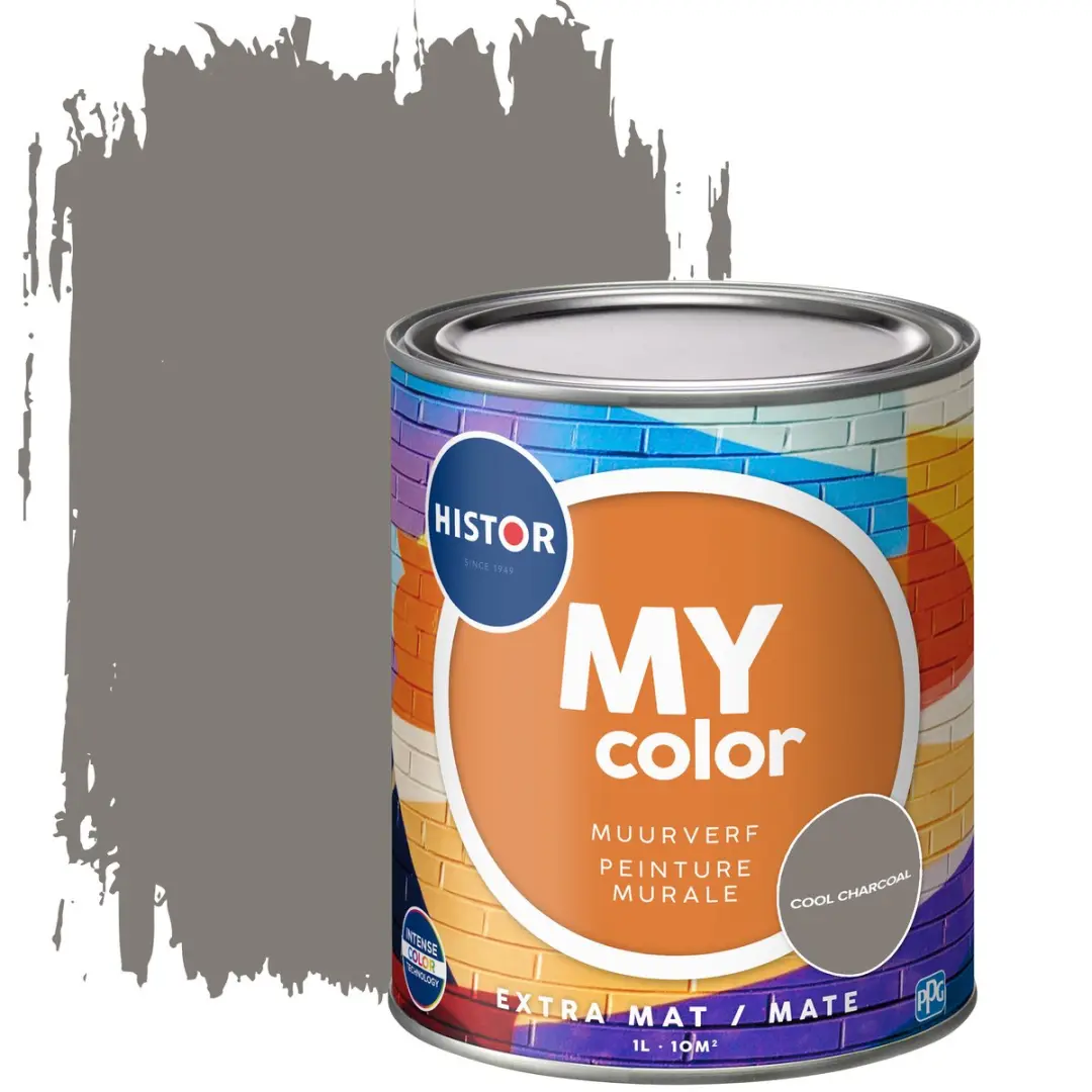Histor MY Color Muurverf Extra Mat Cool Charcoal 2.5L