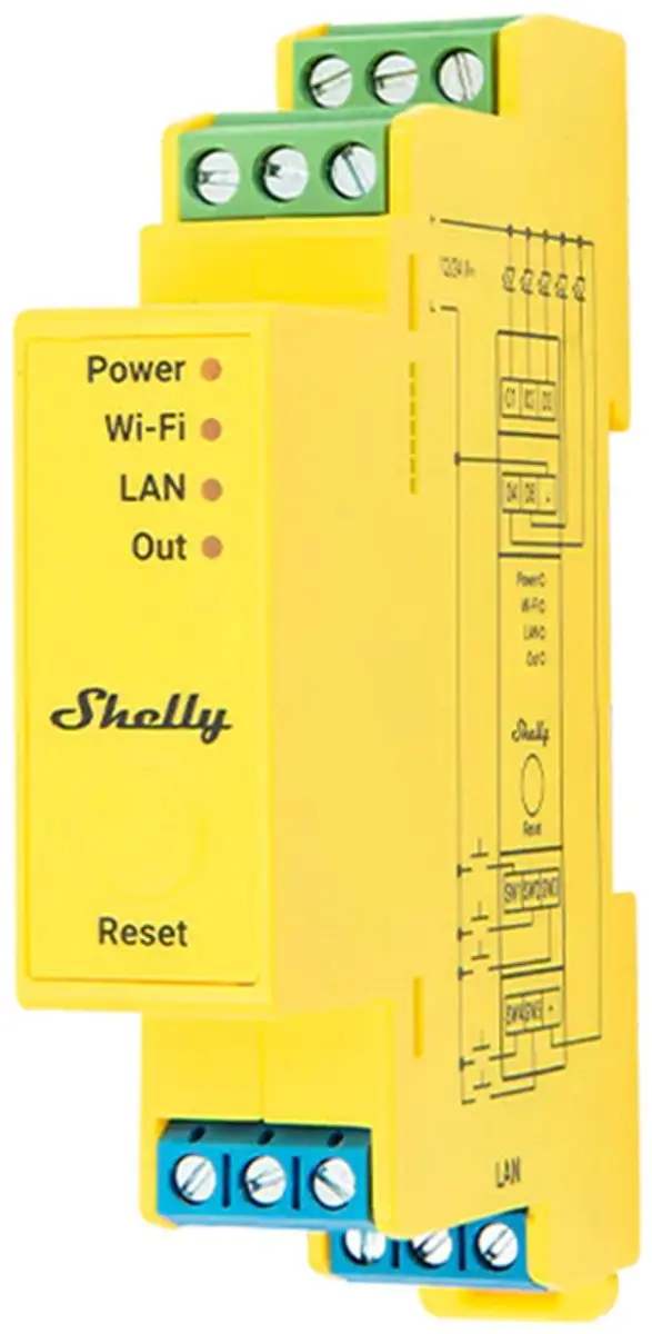 Shelly 5-Kanaals Wi-Fi RGBWW Pro Verlichtingscontroller 3800235268216
