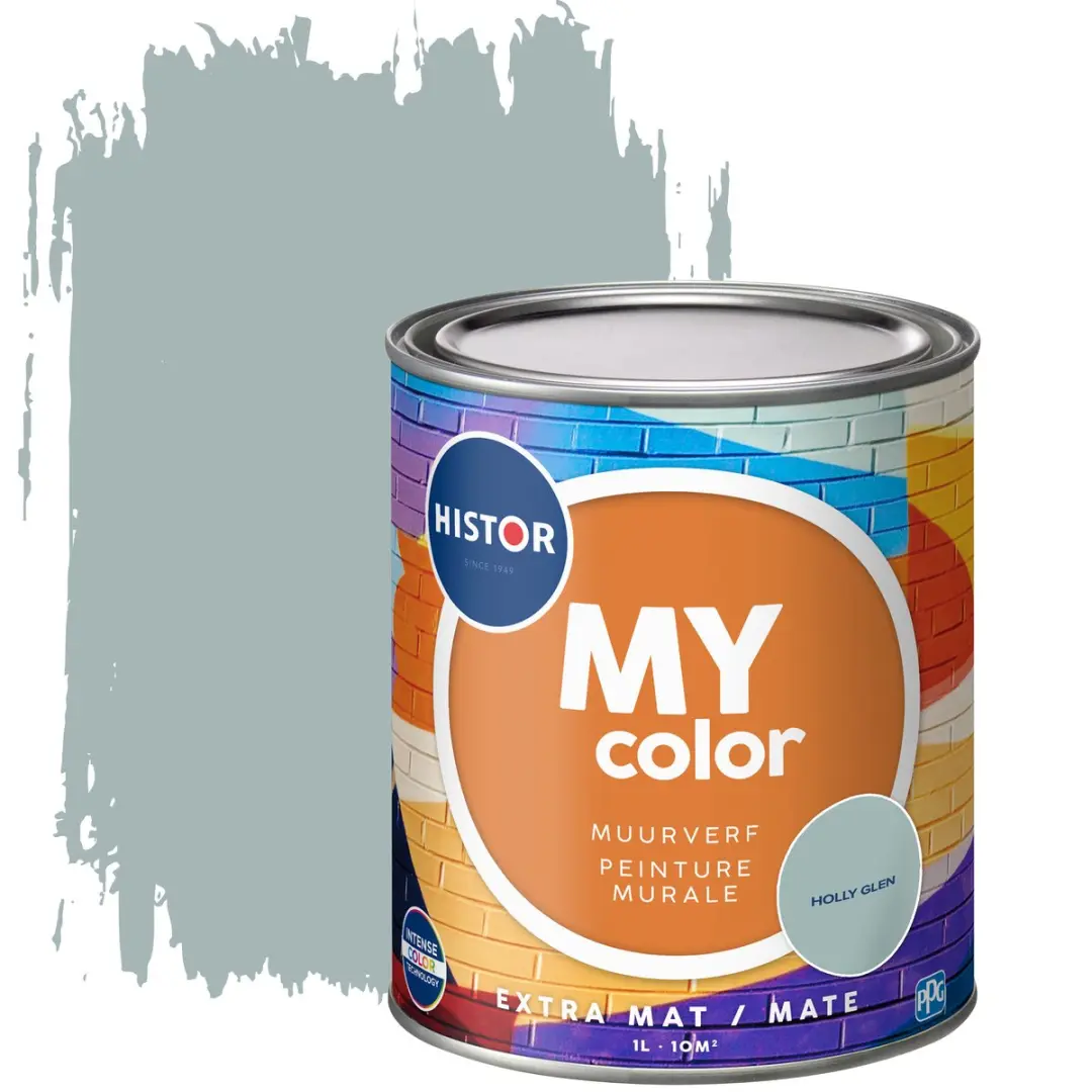 Histor MY Color Muurverf Holly Glen Groen 2.5L - Extra Mat & Reinigbaar