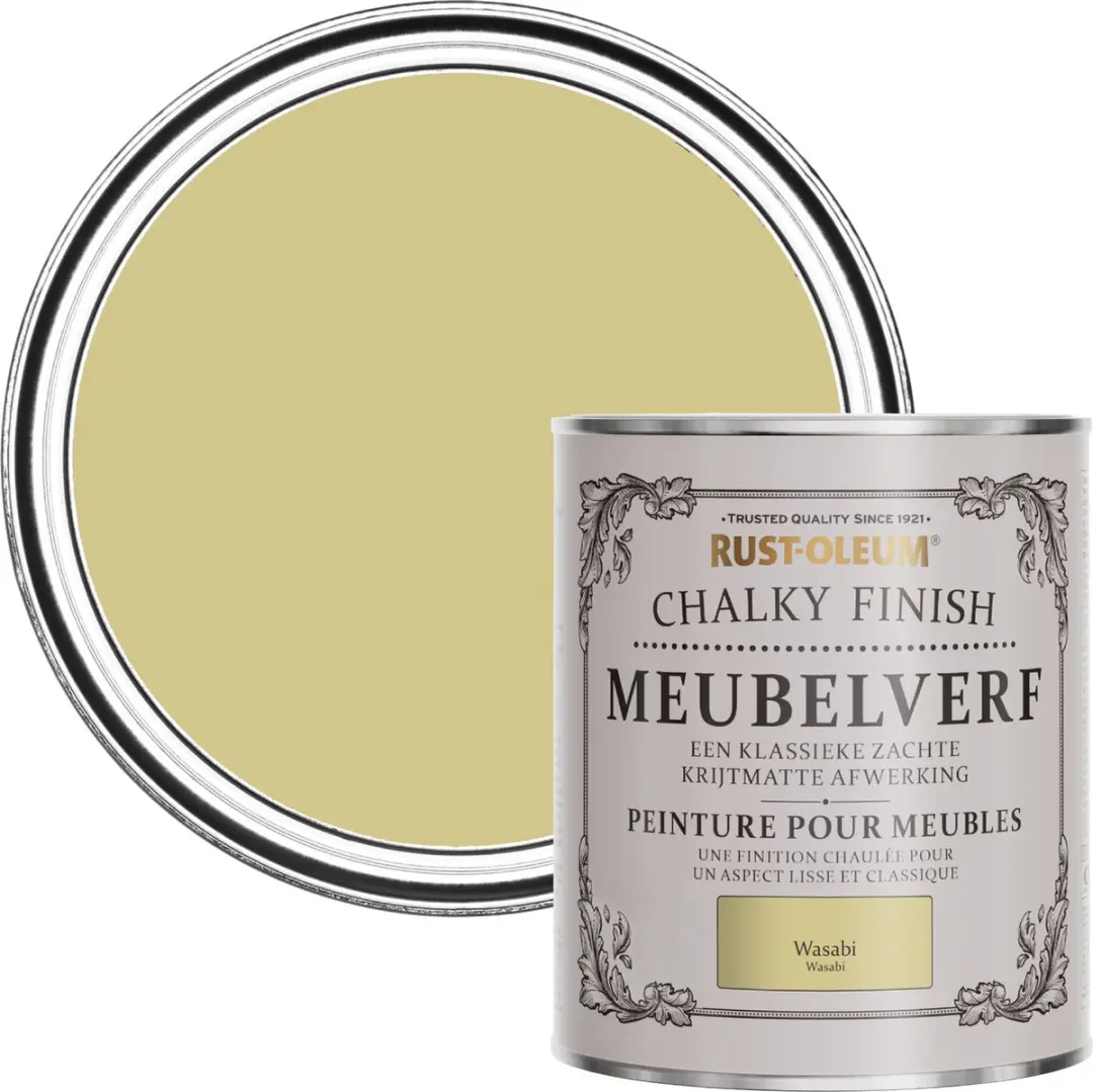 Rust-Oleum Groen Chalky Finish Meubelverf 750ml