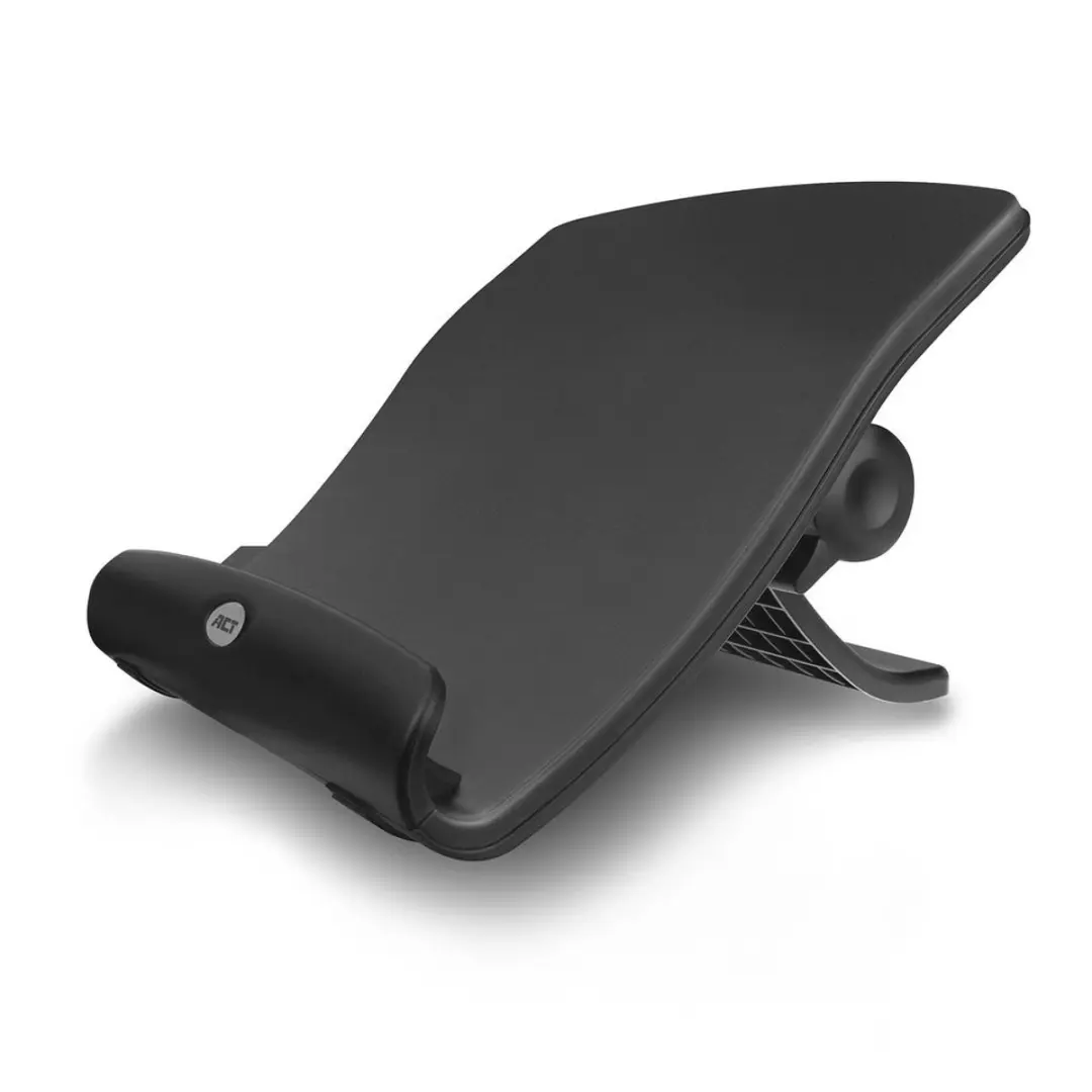 ACT AC8100 Laptopstandaard 17" - 6 standen - 4-poorts hub - Zwart - afbeelding 6 van 6