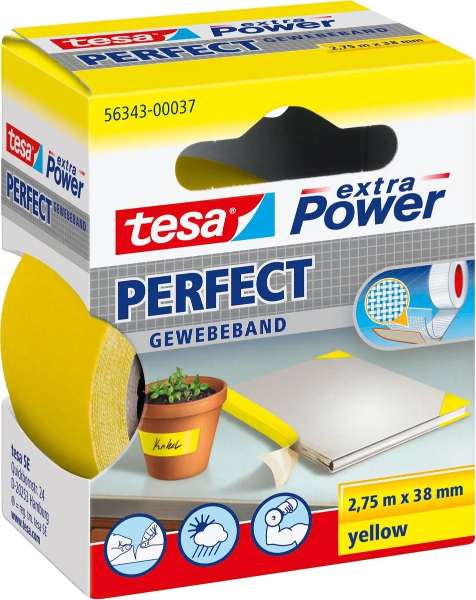 Tesa PERFECT 56343-00037-03 Textieltape