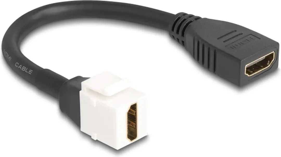 Delock HDMI Keystone Module 8K60Hz HDR - Wit