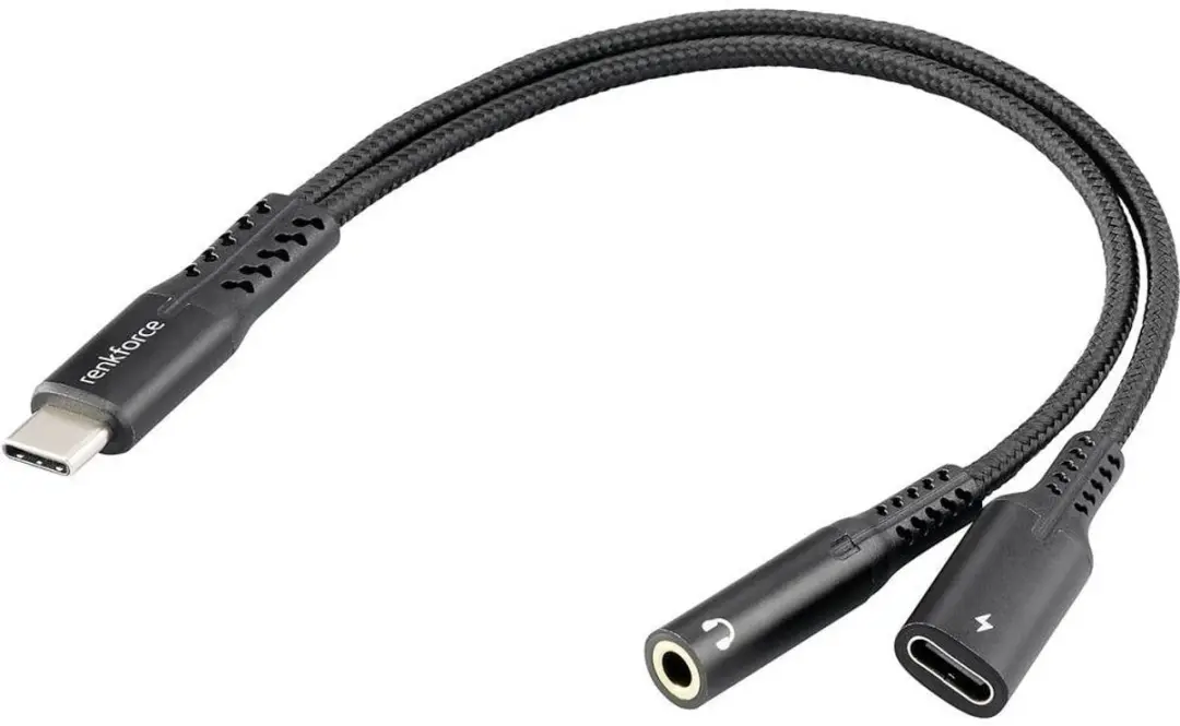 Renkforce RF-7116124 USB-C naar 3,5mm Jackkabel