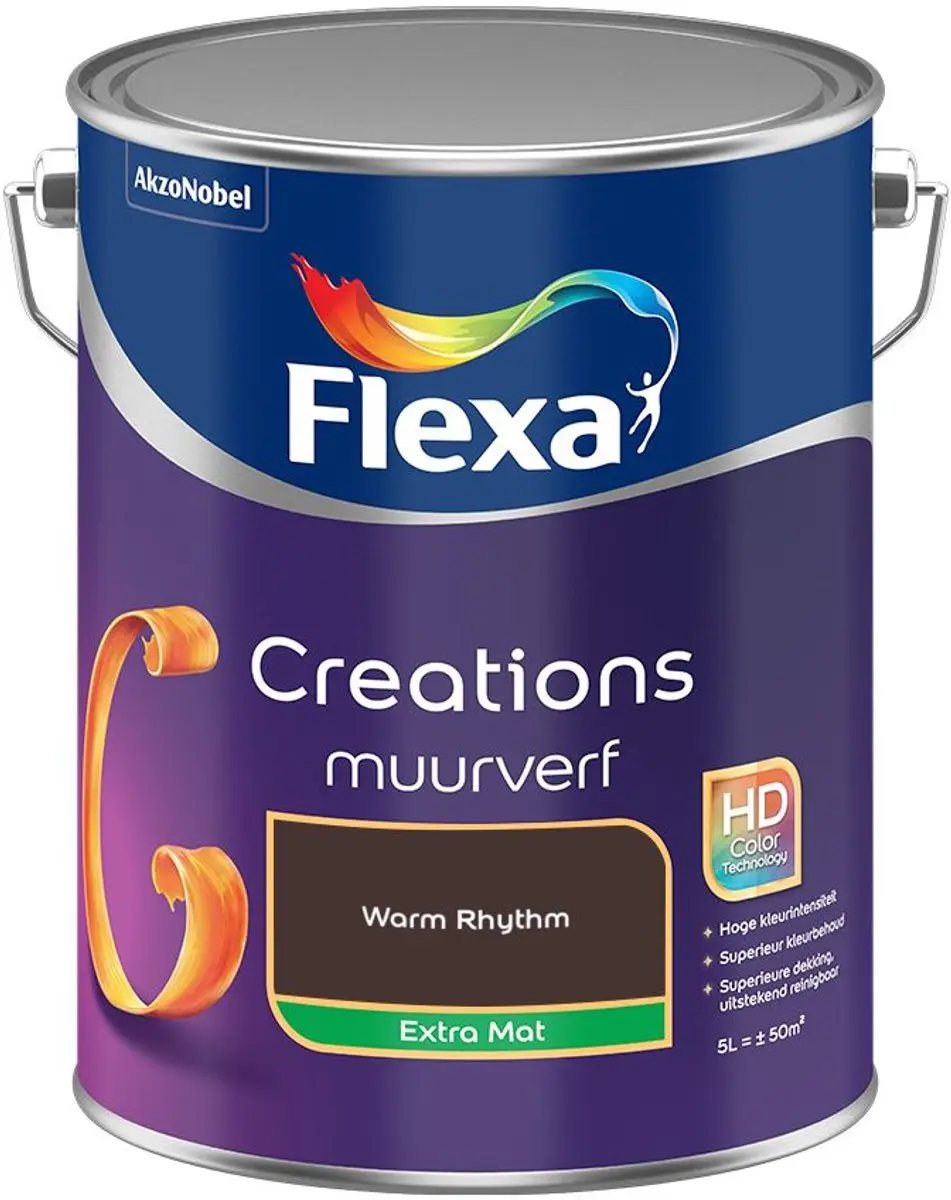 Flexa Creations Muurverf Extra Mat Warm Rhythm 5L