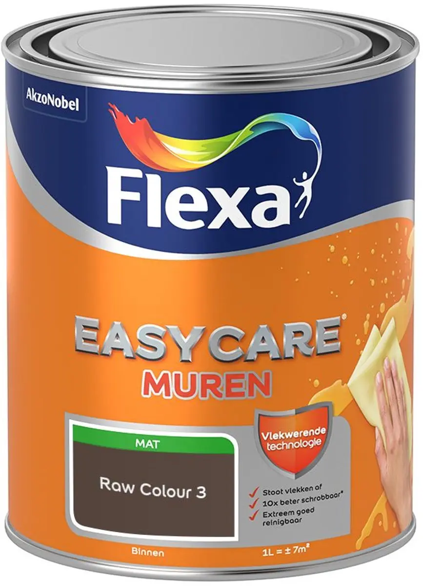Flexa Easycare Muren Raw Colour 3 Mengverf 1L