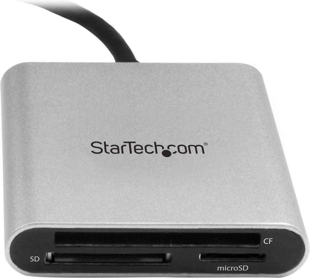 Startech FCREADU3C Card Reader - Zwart-Grijs