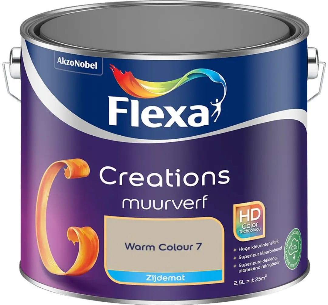 Flexa Creations Muurverf Zijdemat Warm Colour 7 - 2,5L