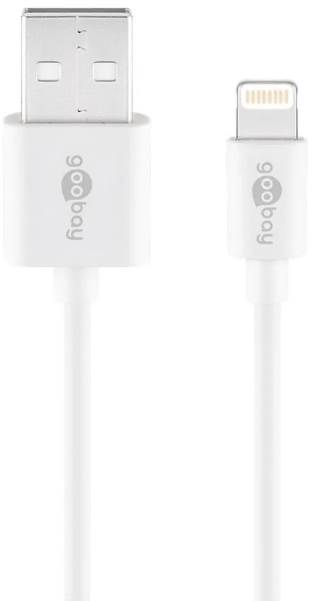 Goobay Lightning naar USB Kabel 3m - 10 Stuks