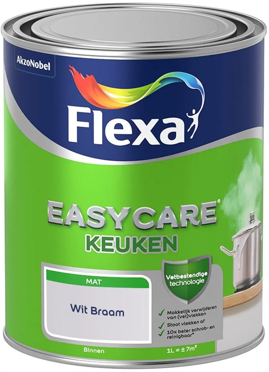 Flexa Easycare Keukenverf Wit Braam 1L