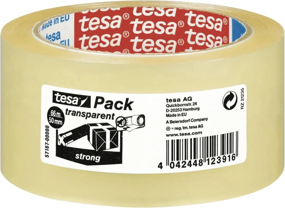 Tesa Pack Strong PP Verpakkingstape 50m x 66mm