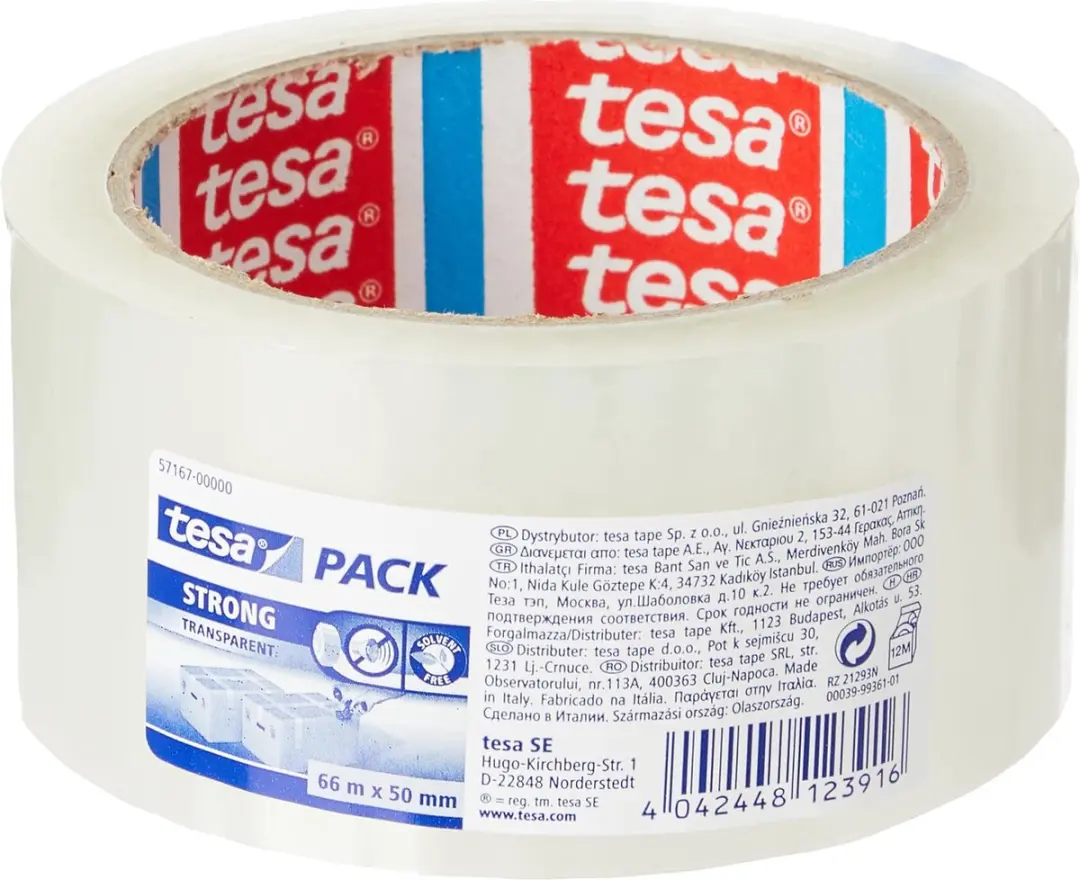 Tesa Pack Strong PP Verpakkingstape 50m x 66mm - 6 Stuks - afbeelding 6 van 6