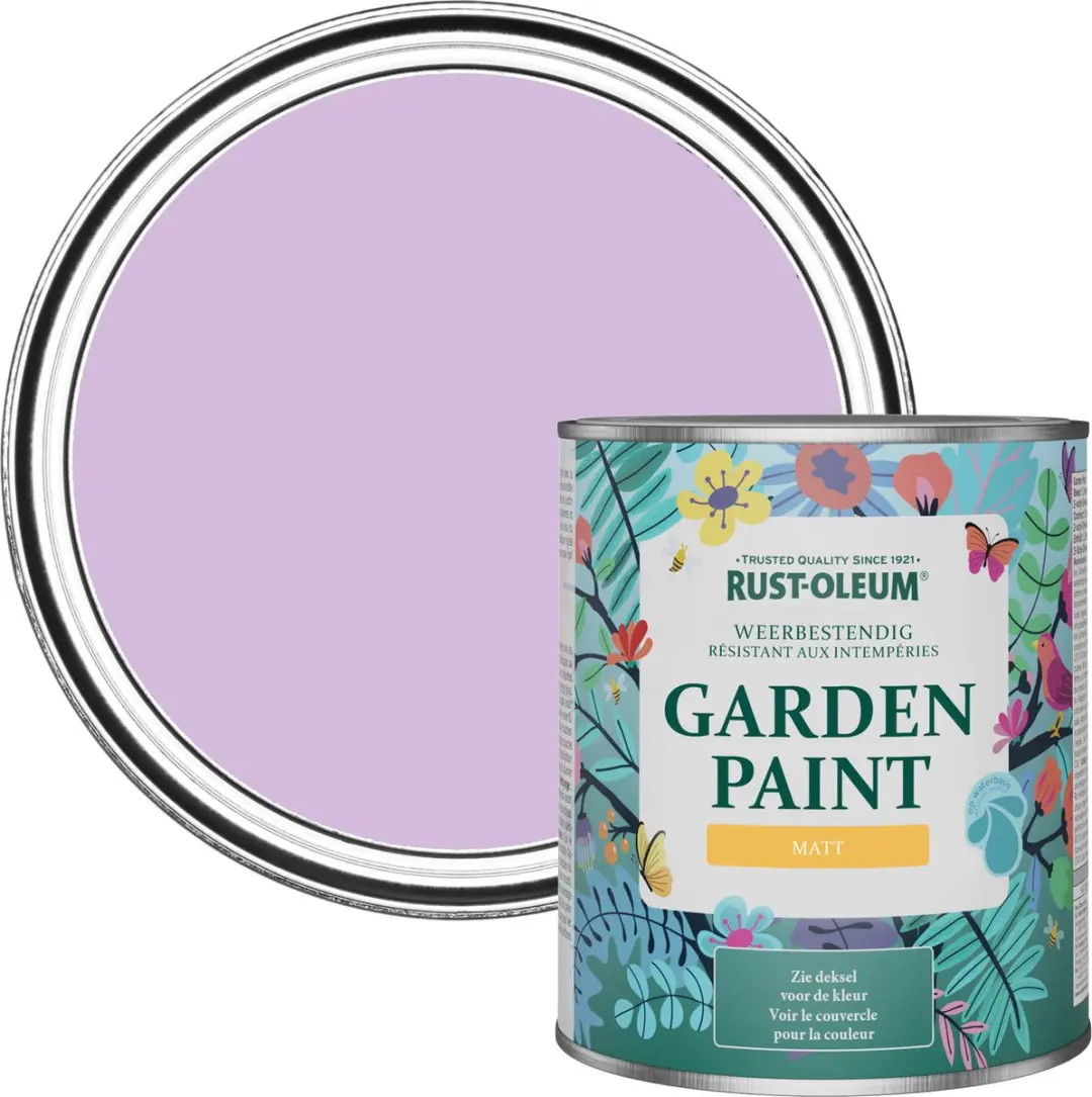 Rust-Oleum Paars Tuinverf Matt Macaron 750ml
