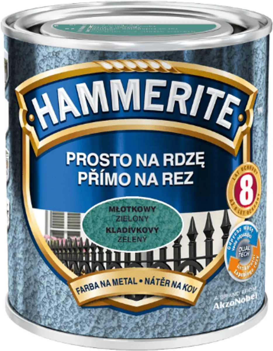 Hammerite Direct Op Roest Hamer 0,25L