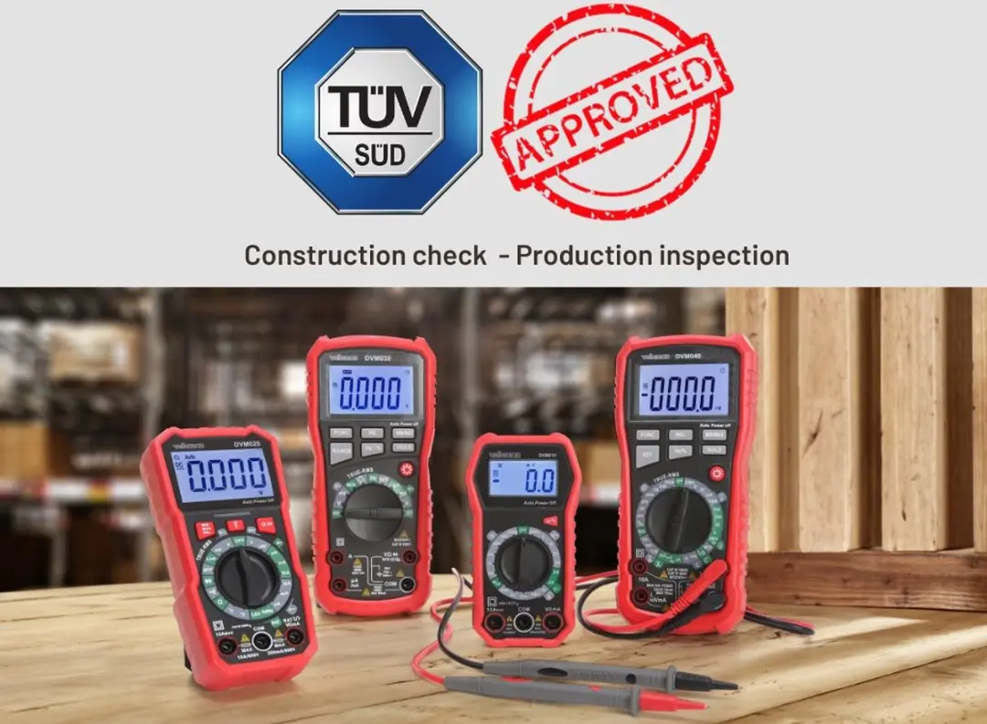Velleman DVM030 Digitale Multimeter - Rood/Zwart