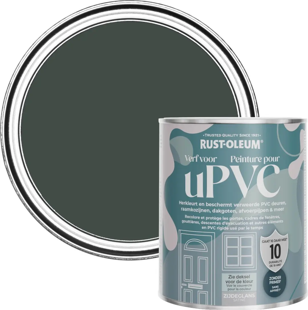 Rust-Oleum Zwart Zijdeglans Verf PVC