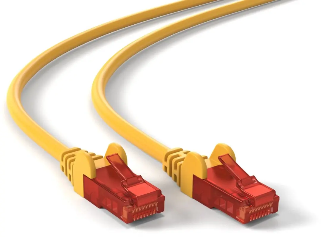 Wentronic CAT6 Netwerkkabel RJ45 - Geel 25m