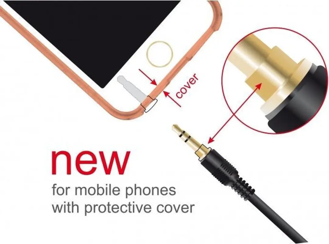 Delock 3,5mm Jack Stereo Audio Kabel - 5m - Zwart
