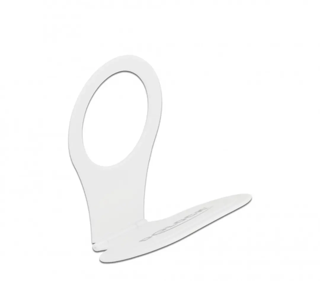 DeLOCK smartphone laadhouder voor stopcontact / wit