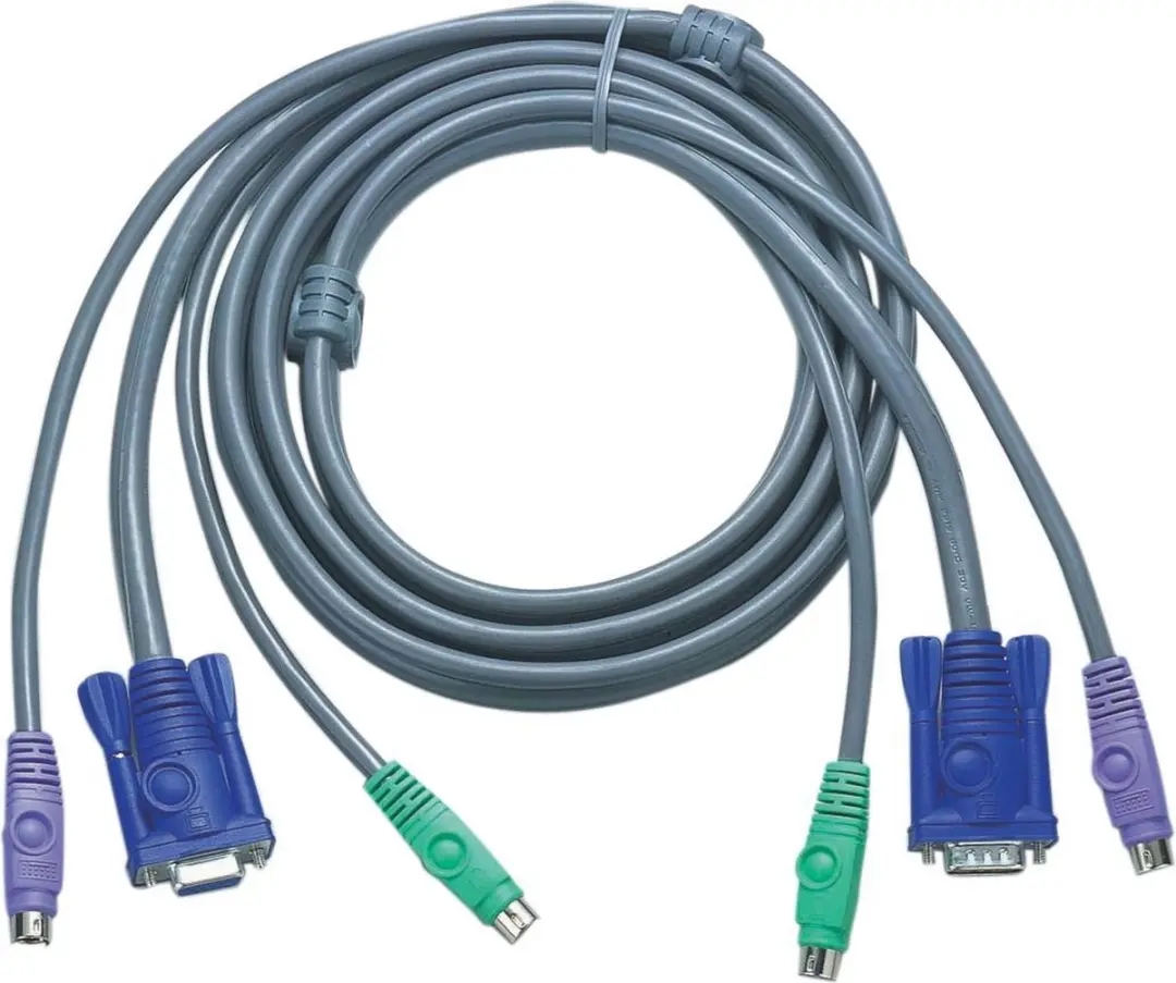 Deltaco Aten 2L-1003P KVM-kabel 3m