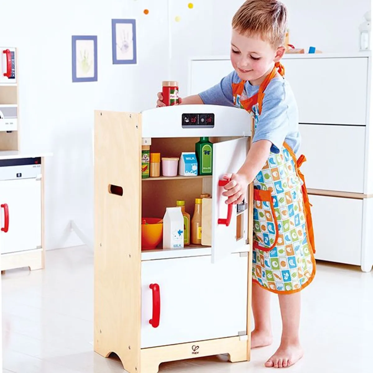 Hape Kinder Koelkast & Vriezer Wit