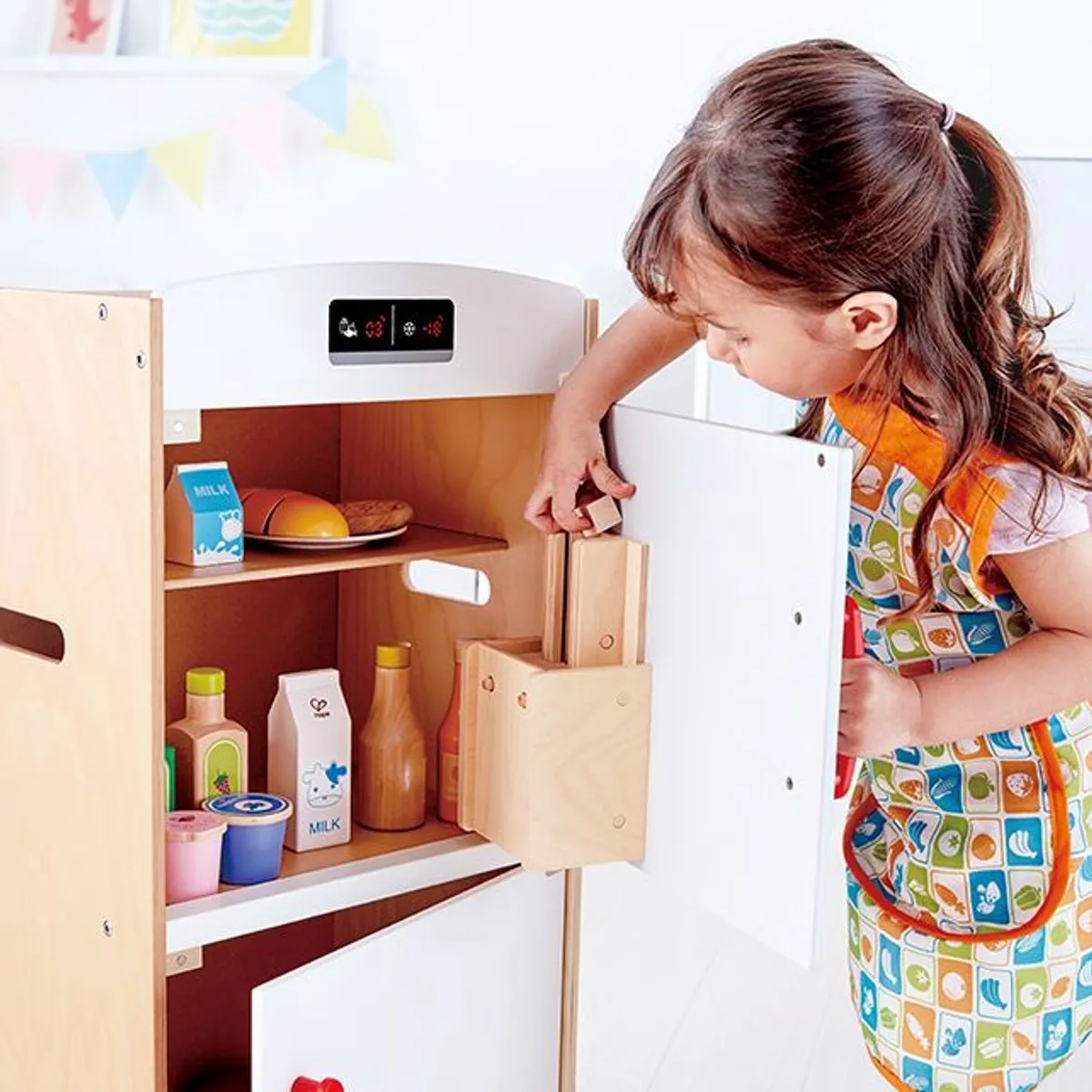 Hape Kinder Koelkast & Vriezer Wit