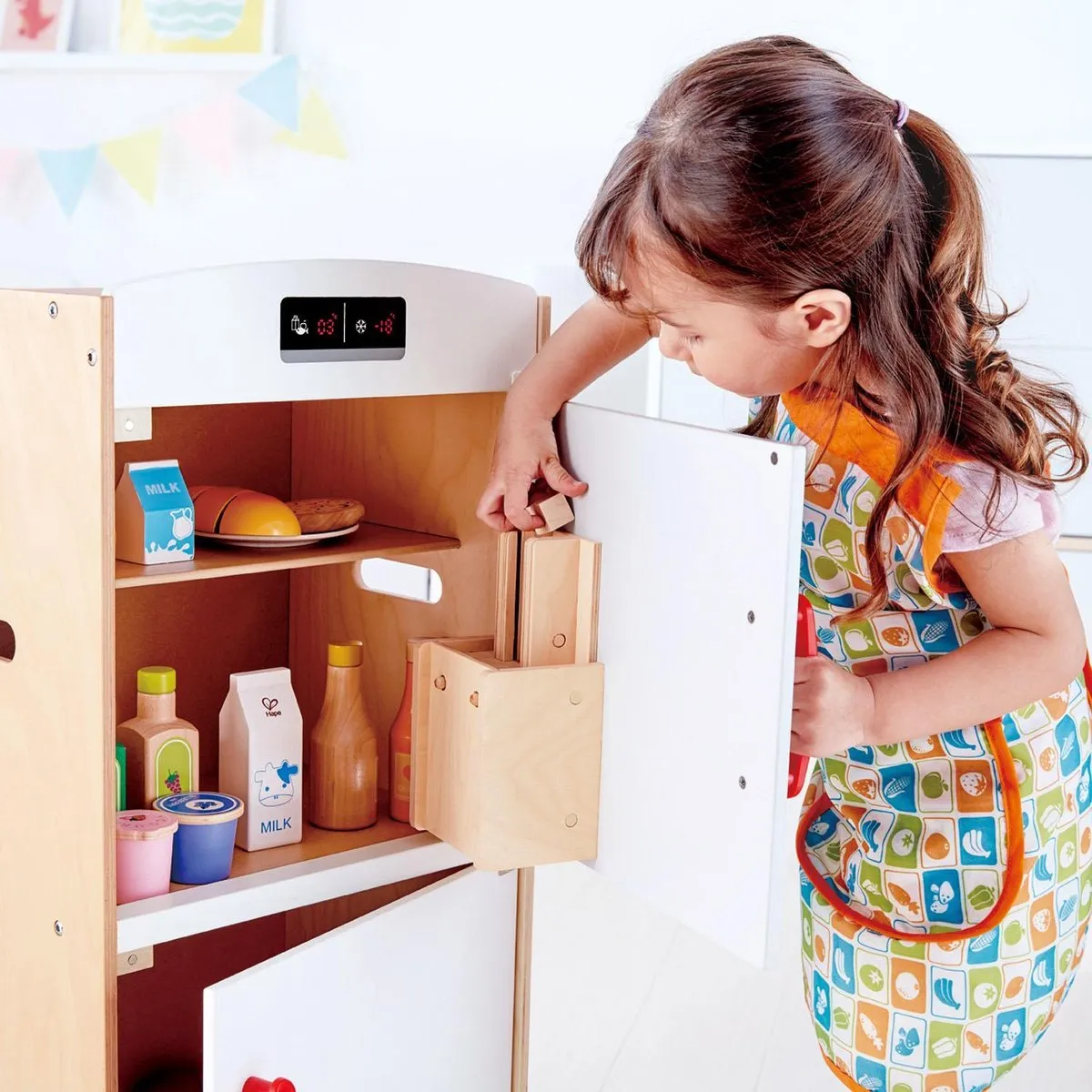 Hape Kinder Koelkast & Vriezer Wit