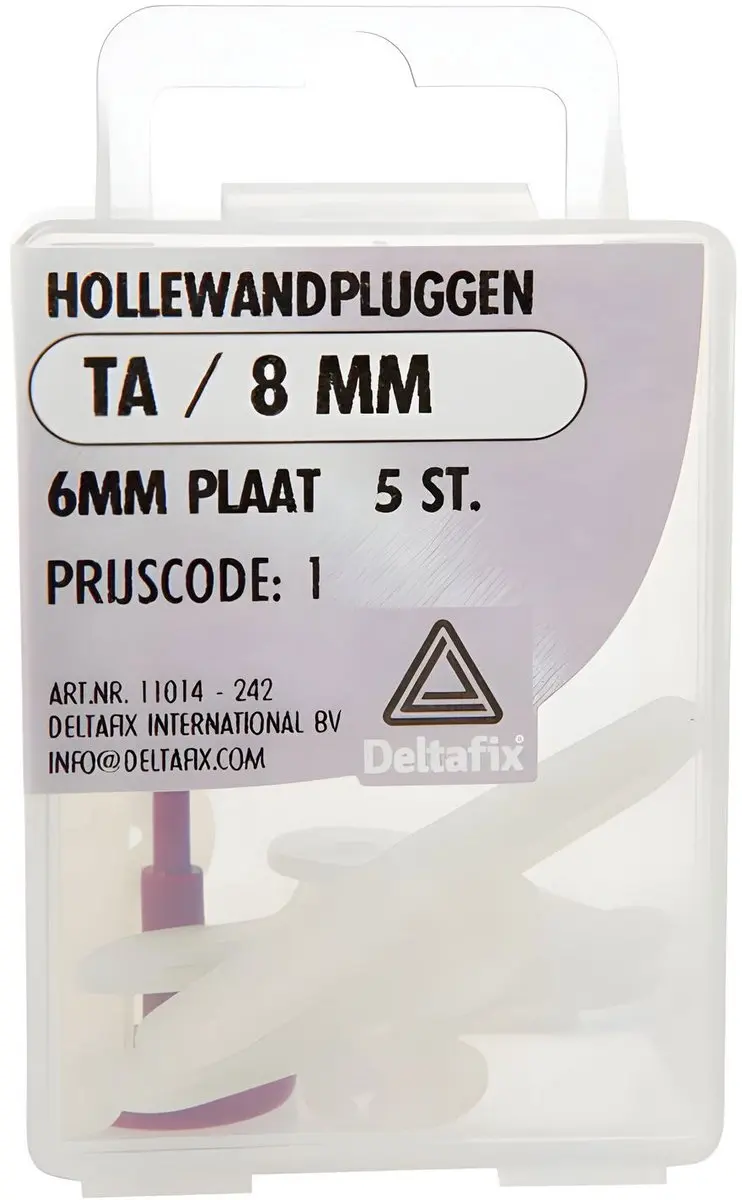 Deltafix Hollewandplug td 8mm