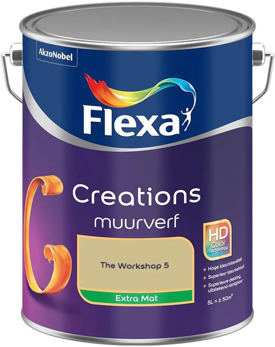 Flexa Creations Muurverf Extra Mat The Workshop 5