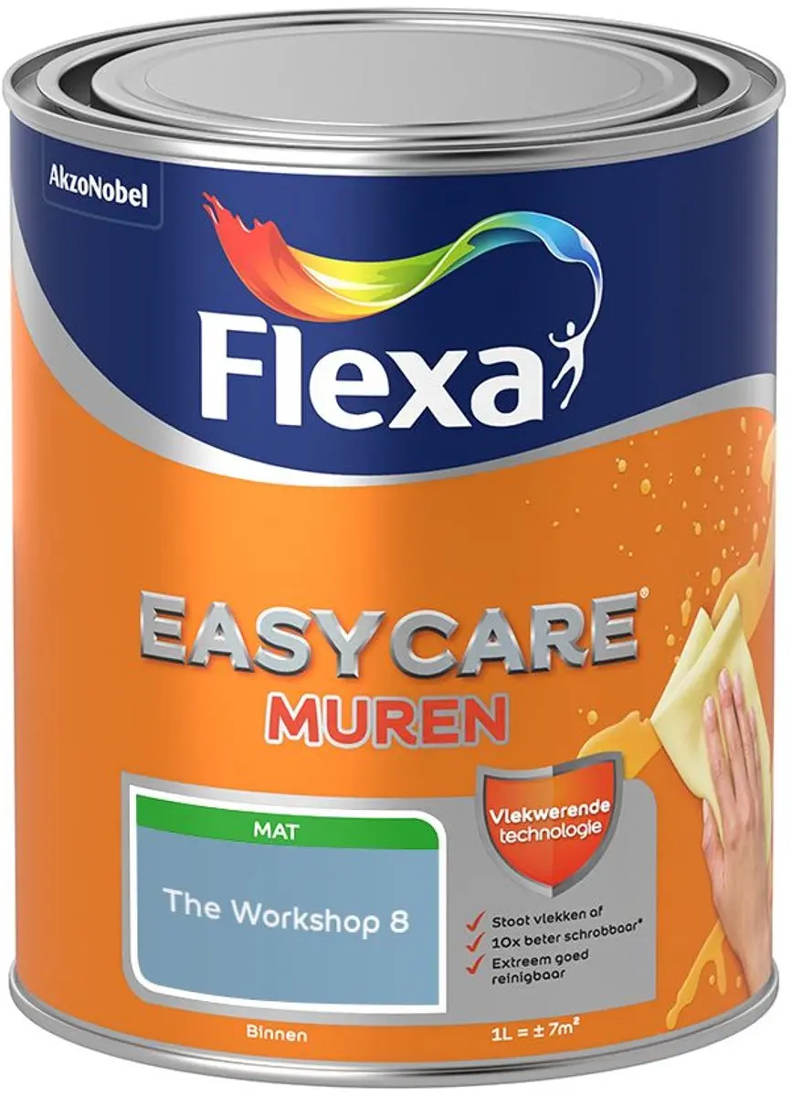 Flexa Easycare Muren The Workshop 8 Mengverf 1L