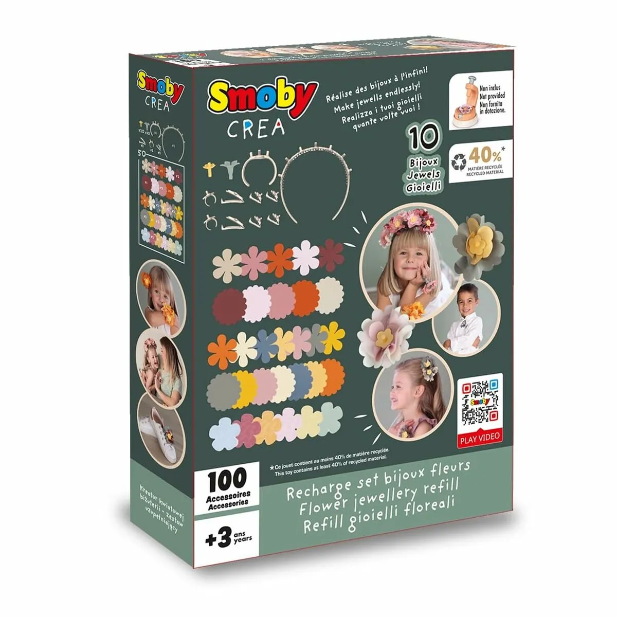 Smoby Bloemensieraden Navulset - Multi kleuren