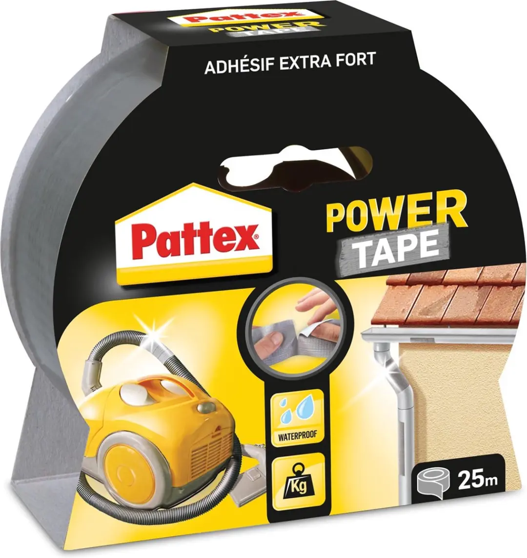 Pattex Power Tape Grijs 25m - 6 Stuks