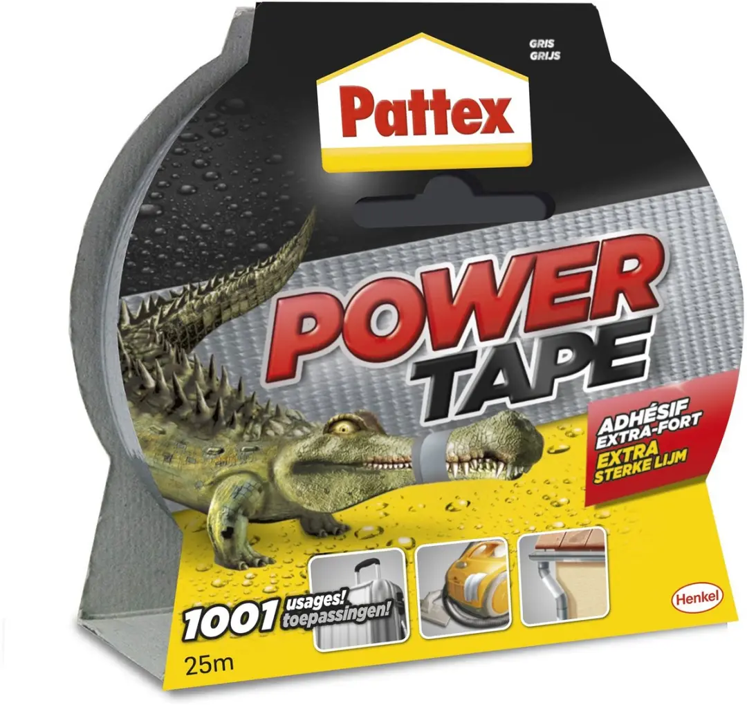 Pattex Power Tape Grijs 25m