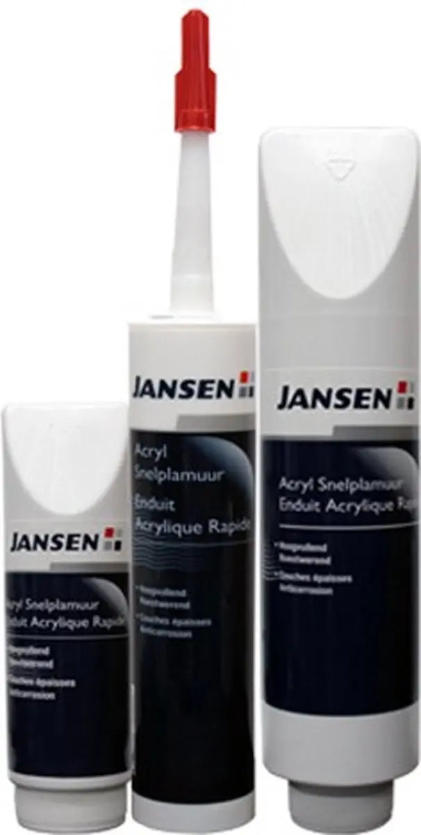 Jansen Acryl Snelplamuur 1.3KG - Wit