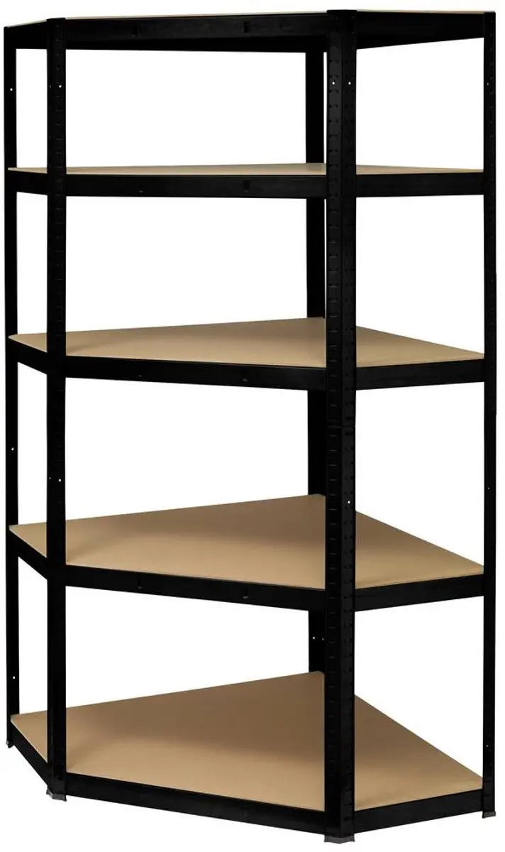 TOOLCRAFT TO-8701224 Hoekmodule Stellingkast - 175kg - Zwart