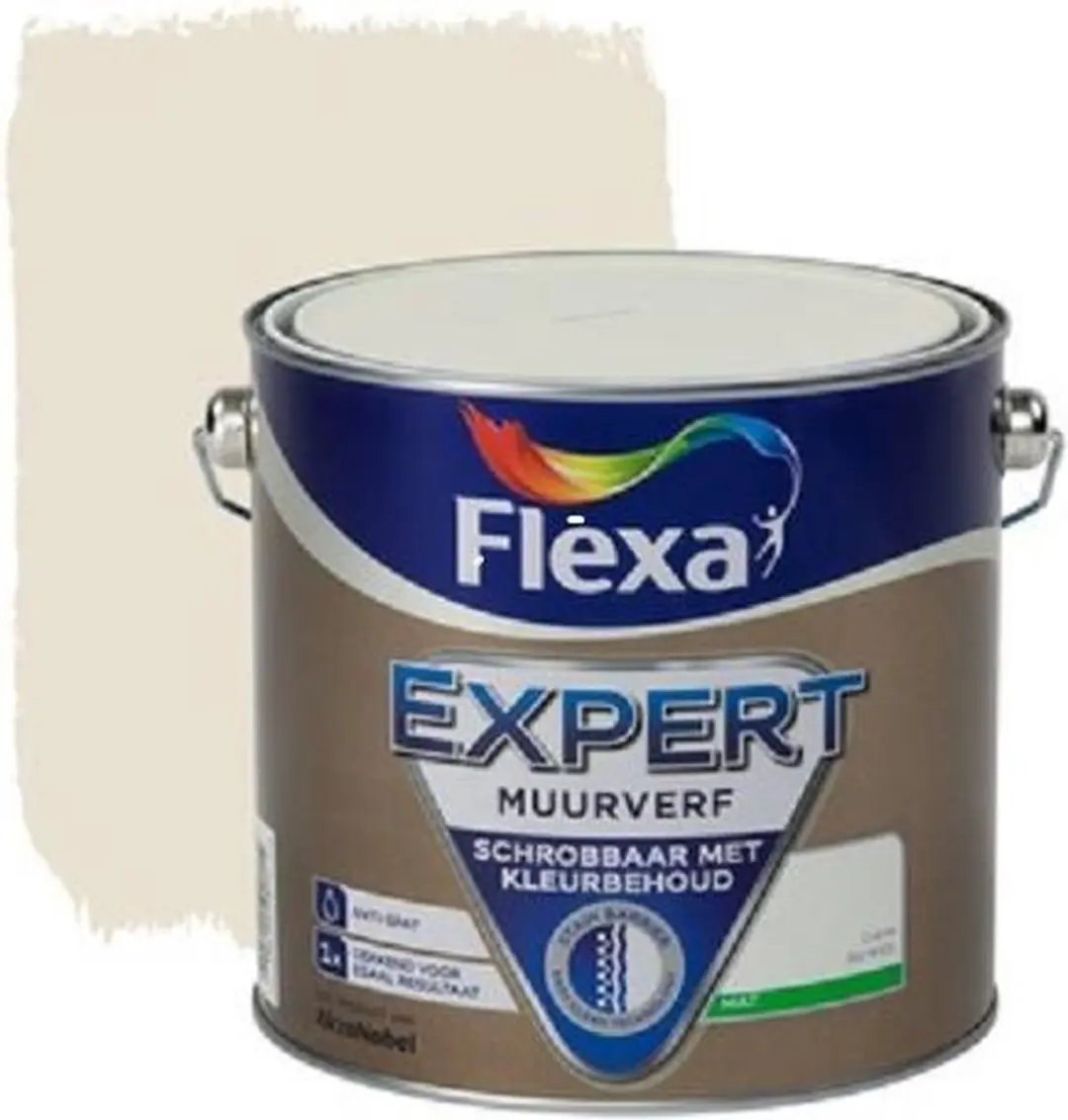 Flexa Expert Muurverf Crème RAL 9001 2.5L