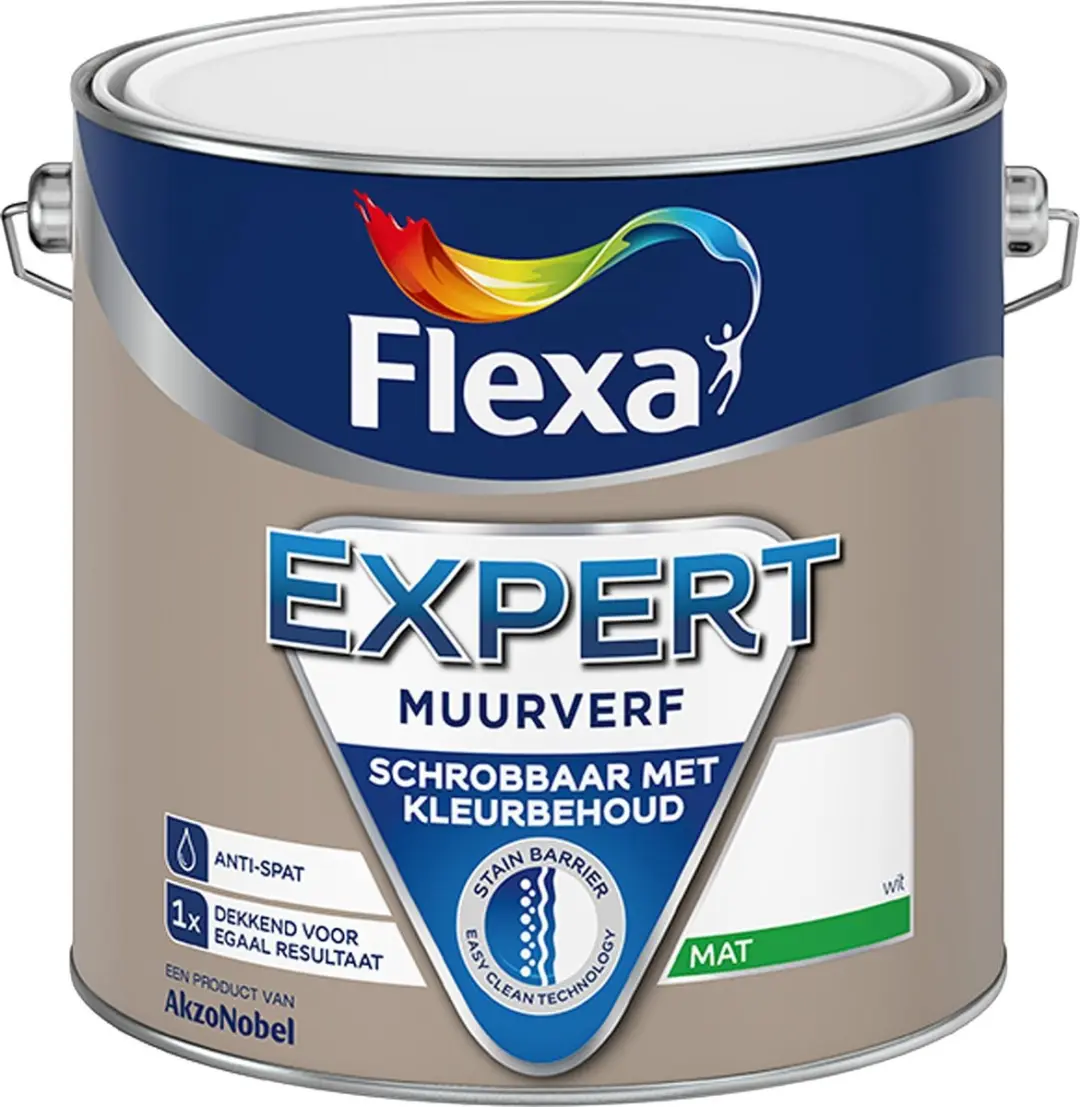 Flexa Expert Muurverf Crème RAL 9001 2.5L