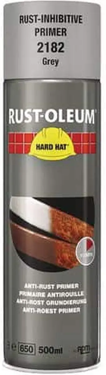 Rust-Oleum Roestwerende Primer Spuitbus 500ml - Grijs