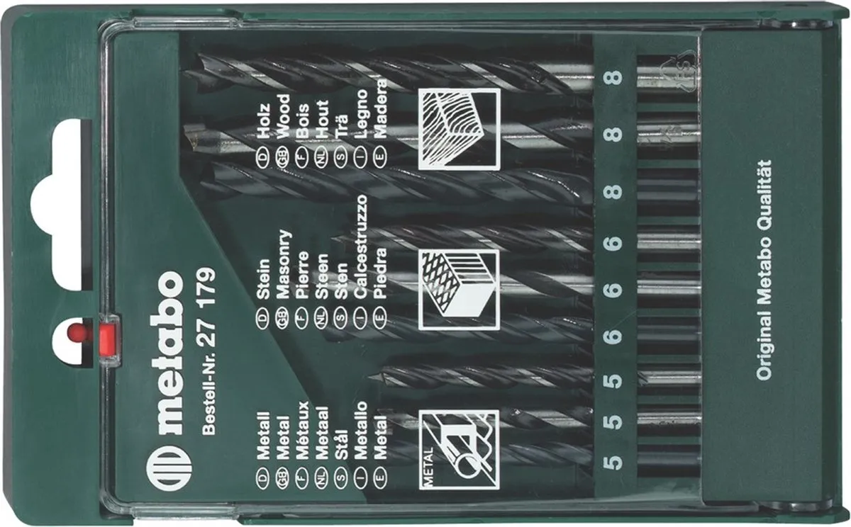 Metabo 9-delige Boorset 627179000