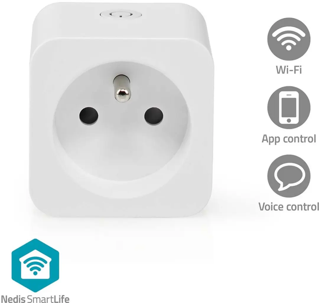 Nedis SmartLife Slimme Stekker Wi-Fi 3680W