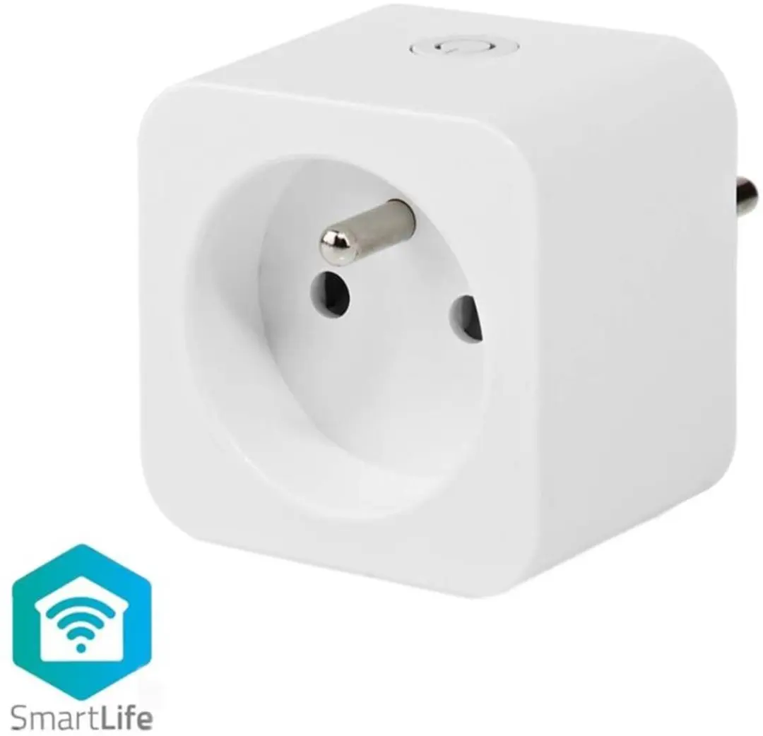Nedis SmartLife Slimme Stekker Wi-Fi 3680W - Wit
