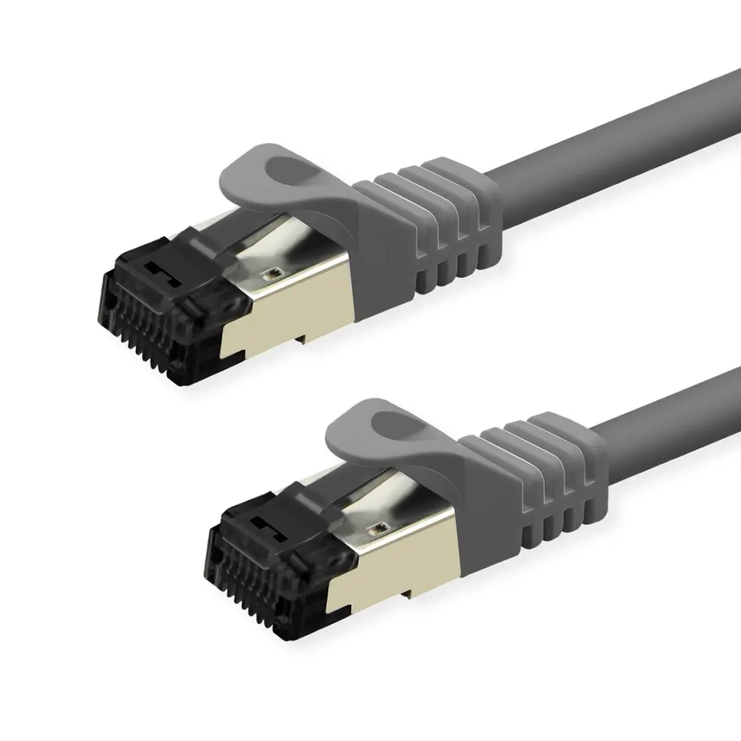 Value Cat.8 Patchkabel S/FTP PiMF LSOH PoE 1m - Grijs