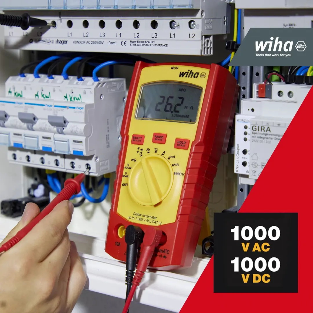 Wiha SB25542 Digitale Multimeter - 1.000V AC CAT IV - afbeelding 6 van 6