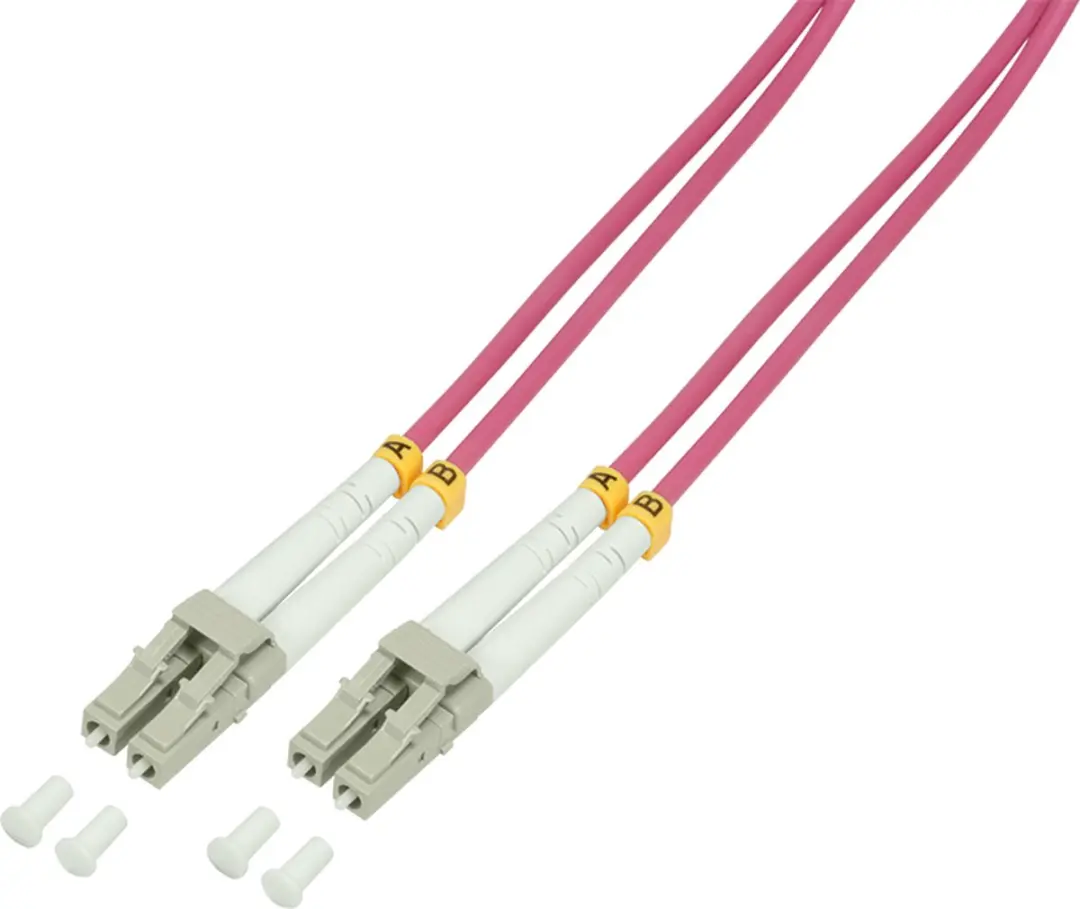 Logilink FP4LC01 Glasvezelkabel 1.00m Violet